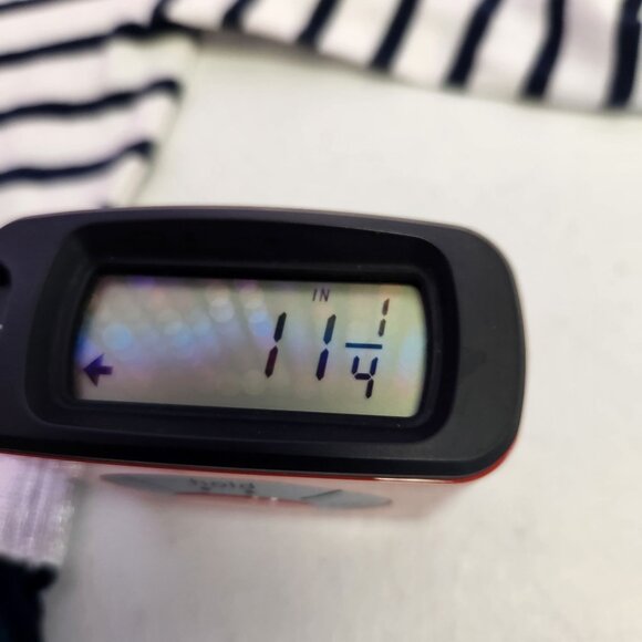 Crew Cuts Girls 6 Blue Striped Pullover Long Sleeve Dress 2176 - Picture 6 of 8